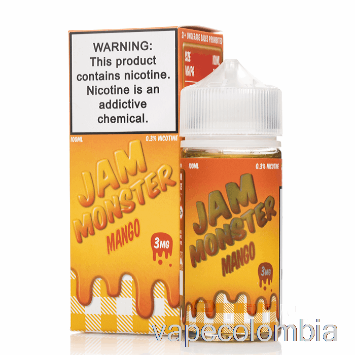 Vape Recargable Mango - Mermelada Monster Liquid - 100ml 3mg